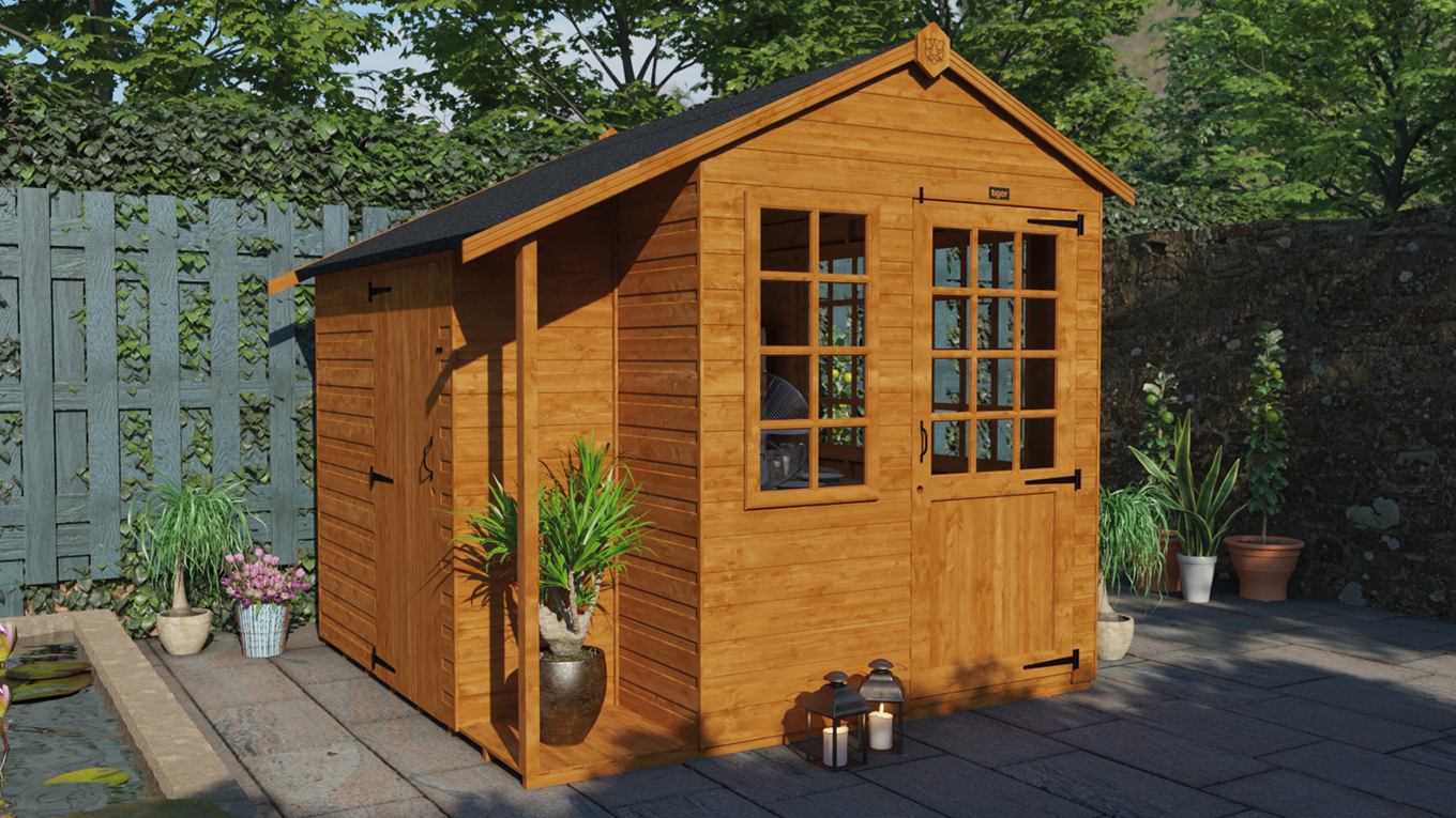 SUMMER HOUSE WITH STORAGE